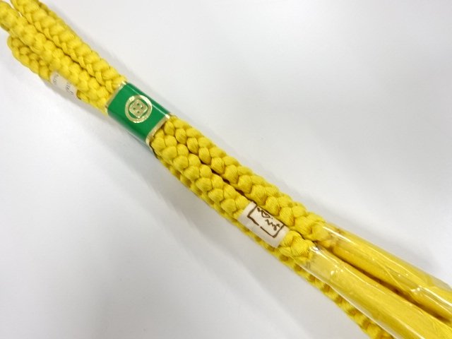 JAPANESE KIMONO / UNUSED HAND-TIED OBIJIME